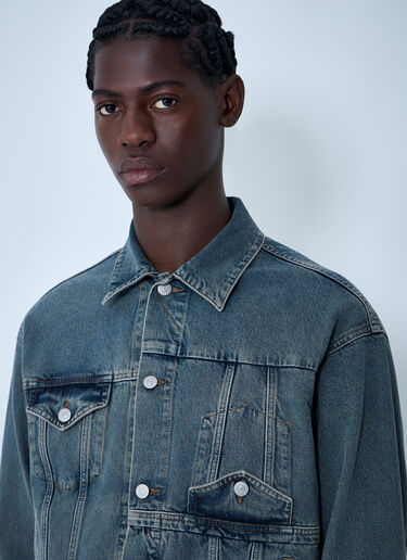 Denim Jacket MM6 Maison Margiela Denim Jacket Light Grey mmm0161003