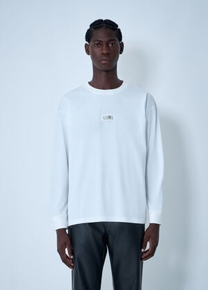 MM6 Maison Margiela Logo Motif T-Shirt White mmm0161005