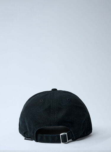 Logo Motif Baseball Cap MM6 Maison Margiela Logo Motif Baseball Cap Black mmm0161009