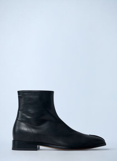 Anatomic Stitch Leather Boots MM6 Maison Margiela Anatomic Stitch Leather Boots Black mmm0161011