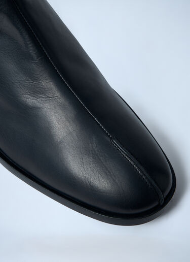 MM6 Maison Margiela Anatomic Stitch Leather Boots Black mmm0161011