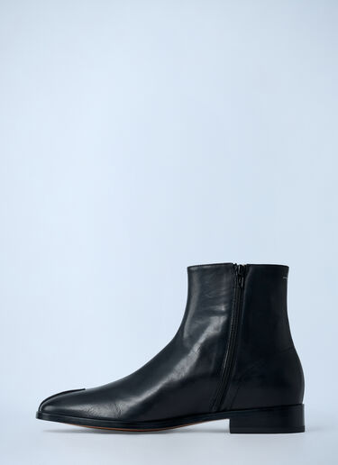 Anatomic Stitch Leather Boots MM6 Maison Margiela Anatomic Stitch Leather Boots Black mmm0161011