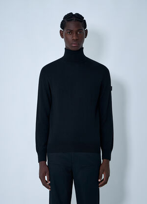 MM6 Maison Margiela Wool-Blend Sweater Black mmm0162004