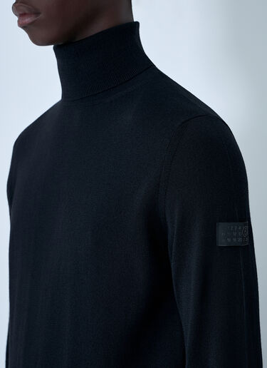 Wool-Blend Sweater MM6 Maison Margiela Wool-Blend Sweater Black mmm0162004