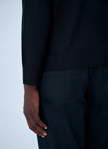 Wool-Blend Sweater MM6 Maison Margiela Wool-Blend Sweater Black mmm0162004
