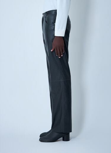 MM6 Maison Margiela Coated Pants Black mmm0162006
