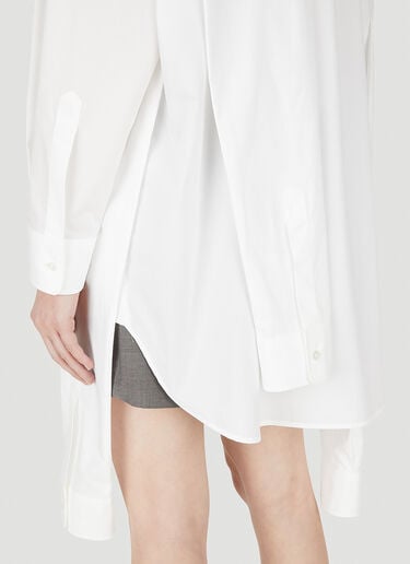 六袖衬衫 MM6 Maison Margiela 六袖衬衫 白 mmm0248004