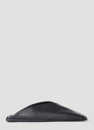 MM6 Maison Margiela 스퀘어 뮬 블랙 mmm0251027