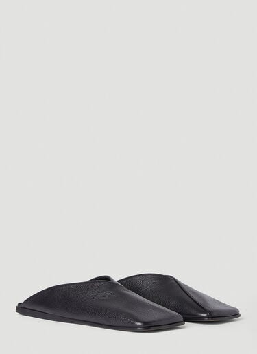 MM6 Maison Margiela 스퀘어 뮬 블랙 mmm0251027