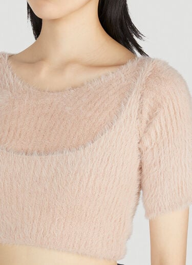 MM6 Maison Margiela 双面毛绒上衣 米 mmm0252011
