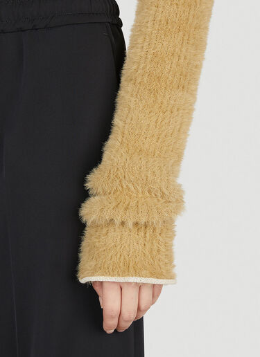 毛绒针织衫 MM6 Maison Margiela 毛绒针织衫 米 mmm0252012