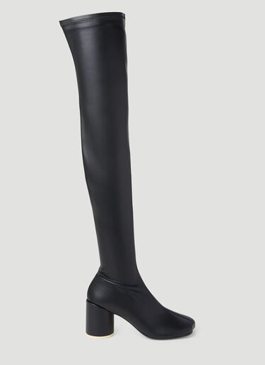 Anatomic Thigh High Boots MM6 Maison Margiela Anatomic Thigh High Boots Black mmm0253028