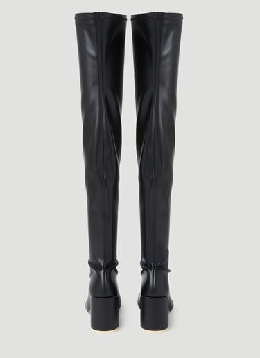 Anatomic Thigh High Boots MM6 Maison Margiela Anatomic Thigh High Boots Black mmm0253028