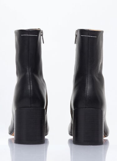 Stitch-Out 皮革踝靴 MM6 Maison Margiela Stitch-Out 皮革踝靴 黑色 mmm0257011