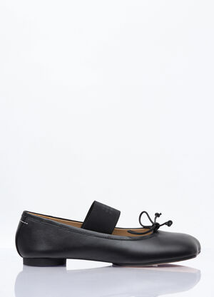 MM6 Maison Margiela Anatomic Ballerina Shoes Black mmm0257012
