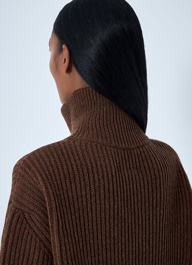 Ribbed Knit Jacket MM6 Maison Margiela Ribbed Knit Jacket Brown mmm0261002