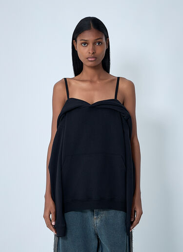 Hooded Sweatshirt MM6 Maison Margiela Hooded Sweatshirt Black mmm0261005