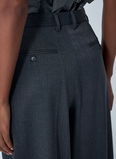 Tailored Back-To-Front Pants MM6 Maison Margiela Tailored Back-To-Front Pants Dark Grey mmm0261008