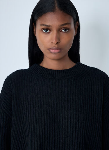 Contrast Panel Sweater MM6 Maison Margiela Contrast Panel Sweater Black mmm0262004