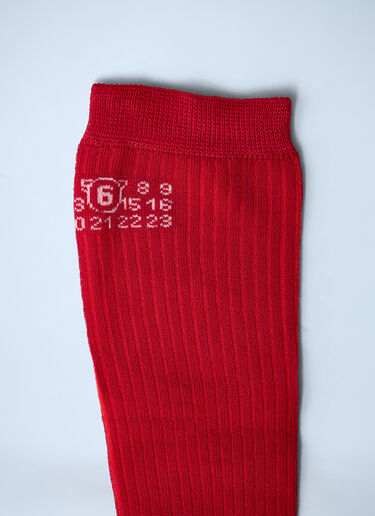 Mesh Socks MM6 Maison Margiela Mesh Socks Red mmm0262007