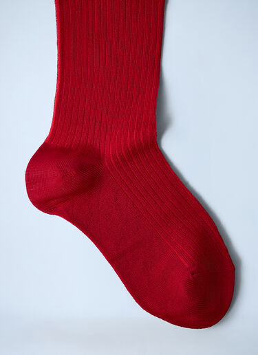 Mesh Socks MM6 Maison Margiela Mesh Socks Red mmm0262007