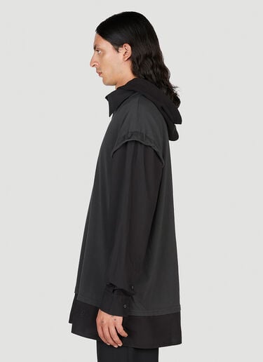 经典有领运动衫 MM6 Maison Margiela 经典有领运动衫 黑色 mmm0353007