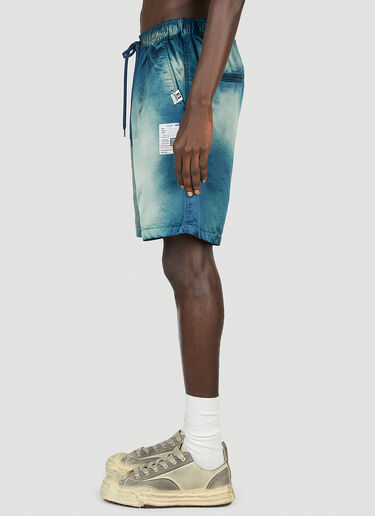 Faded Satin Shorts Maison Mihara Yasuhiro Faded Satin Shorts Blue mmy0152002