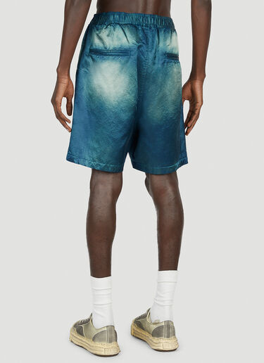 Faded Satin Shorts Maison Mihara Yasuhiro Faded Satin Shorts Blue mmy0152002