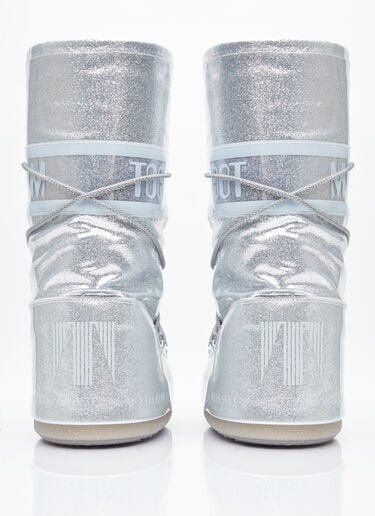 Moon Boot Icon 闪光靴子 银色 mnb0354007