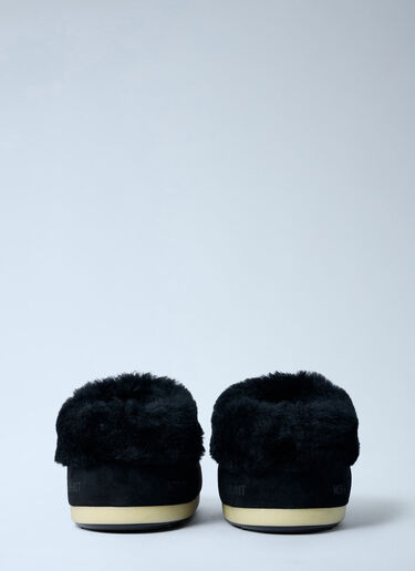 Moon Boot EVX Suede Mule Boots Black mnb0362012