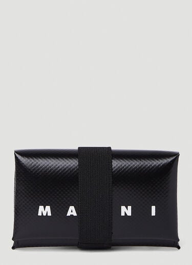 Marni 오리가미 트라이폴드 지갑 블랙 mni0151023