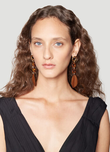 Leaf Earrings Marni Leaf Earrings Brown mni0239037