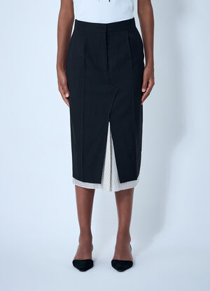 Marni Wool Midi Skirt Black mni0261006