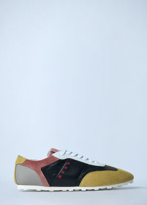 Marni Softy Soccer Leather Sneakers Green mni0262008