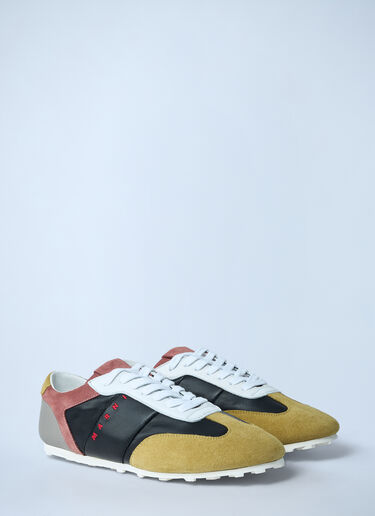 Softy Soccer Leather Sneakers Marni Softy Soccer Leather Sneakers Green mni0262008