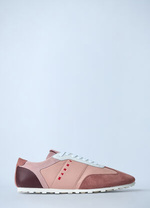 Marni Softy Soccer Leather Sneakers Beige mni0262009