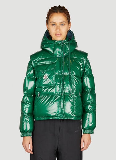 Moncler Karakorum 카라코람 립스톱 다운 재킷 그린 mnk0254004