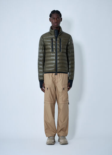 Moncler Grenoble Hers Short Down Jacket Beige mog0162006