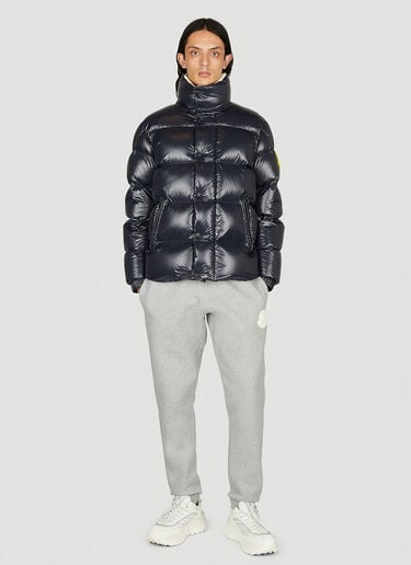 徽标贴饰抓绒运动裤 Moncler 徽标贴饰抓绒运动裤 灰 mon0154035