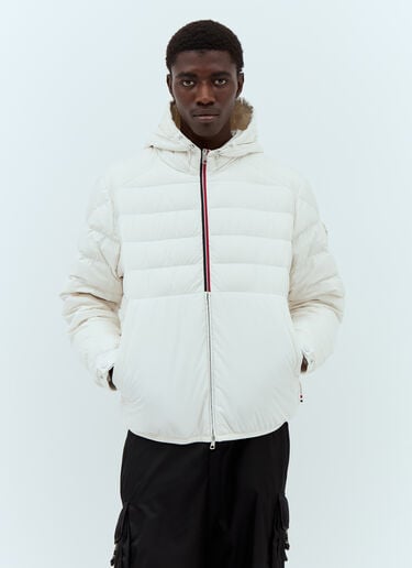 Glarey Down Jacket Moncler Glarey Down Jacket White mon0157005