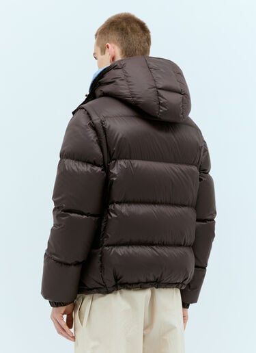 Cyclone 二合一羽绒服 Moncler Cyclone 二合一羽绒服 棕色 mon0157014