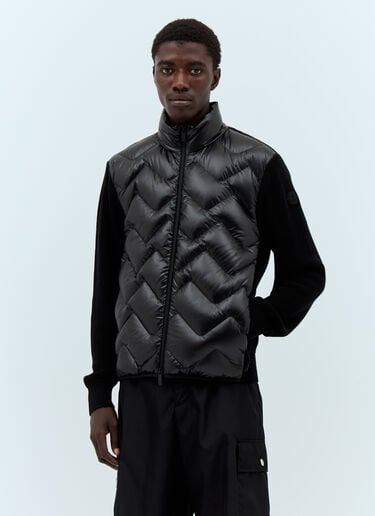 衬垫拉链开衫 Moncler 衬垫拉链开衫 黑色 mon0157045