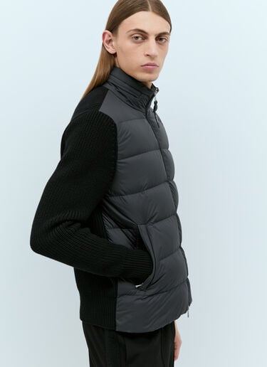 衬垫拉链开衫 Moncler 衬垫拉链开衫 黑色 mon0158029