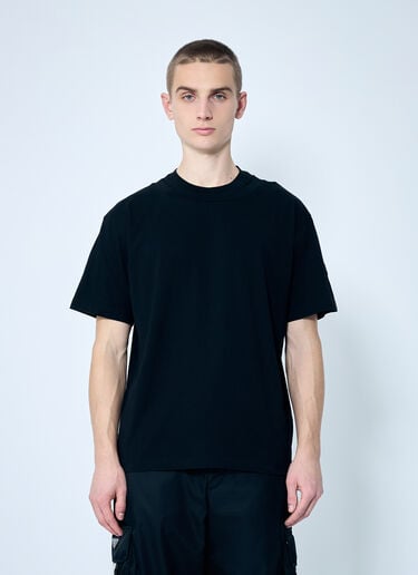 Double Neck T-Shirt Moncler Double Neck T-Shirt Black mon0159025