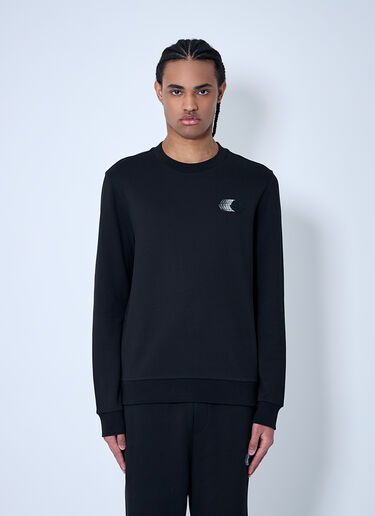 Logo Motif Sweatshirt Moncler Logo Motif Sweatshirt Black mon0160025