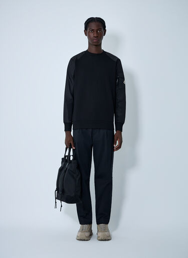Moncler Logo Motif Sweatshirt Black mon0162002