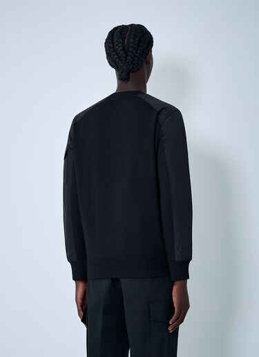 Moncler Logo Motif Sweatshirt Black mon0162002