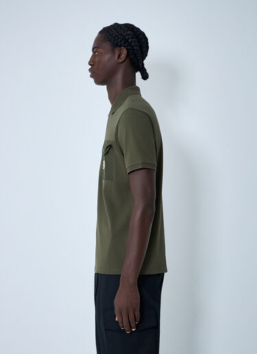 Moncler Logo Motif Polo Shirt Green mon0162008