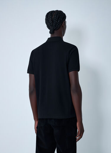 Moncler Logo Motif Polo Shirt Black mon0162009
