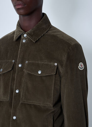 Ambroisie Corduroy Shirt Moncler Ambroisie Corduroy Shirt Brown mon0162014